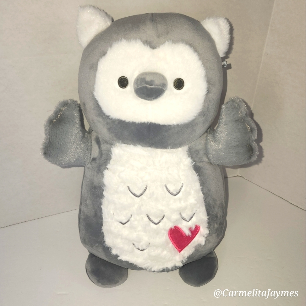 ❤️ NIKITA 🦉Gray Owl Valentine Hug Mee Original Squishmallow ☆ NWOT ☆